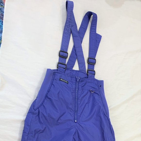 🍁COLUMBIAWOMENS SNOW SKI NYLON OVERALLS PANTS SIZE S. 🍁